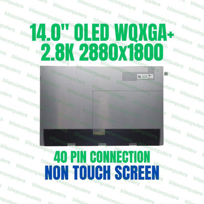 14'' WQXGA+ OLED Display Panel LCD Screen Replacement ATNA40YK20 2880x1800