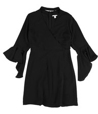 bar III Womens Bell Sleeve A-line Dress