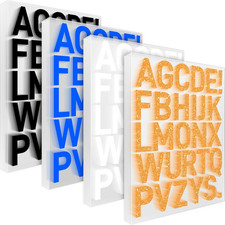 24 Sheets Iron on Letters, Heat Transfer Iron-On Letters for Clothing, T-Shirts