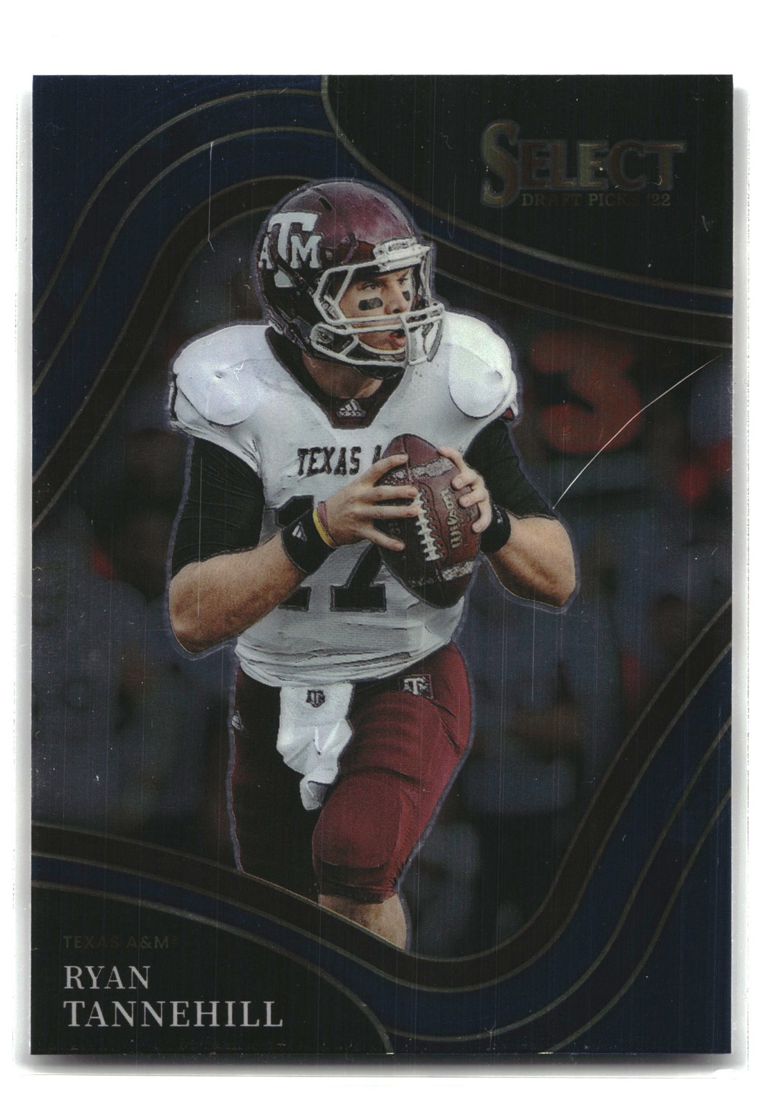 2022 Panini Select Draft Picks #156 Ryan Tannehill Blue (Retail Base)