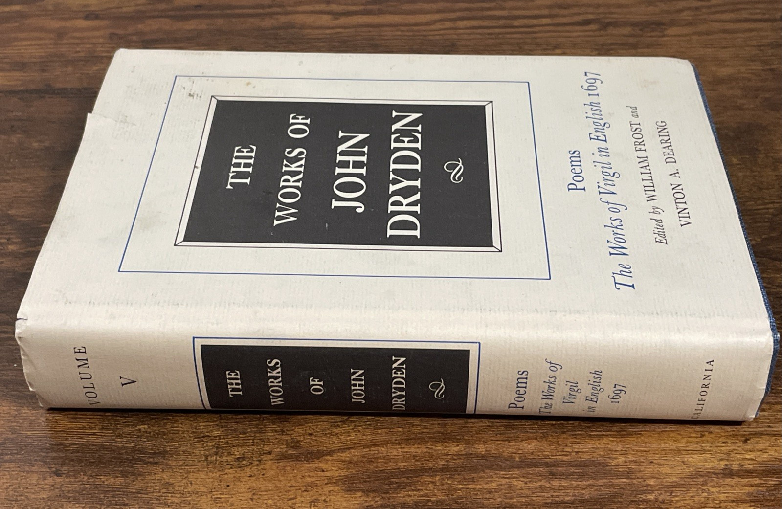 Works of John Dryden, Volume V : Poems 1697 by John Dryden (1987, Hardcover)