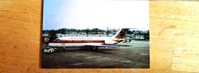 SOUTHERN AIRWAYS Douglas DC-9 Postcard in Continental Airlines Colors