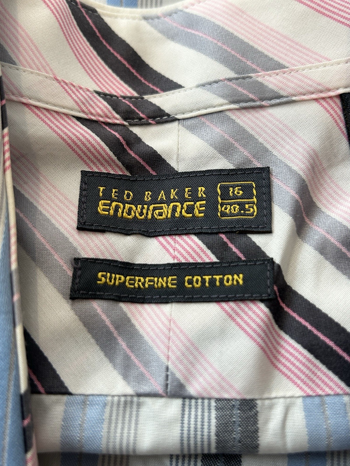 Ted Baker Endurance Button Down Striped Shirt Siz… - image 3