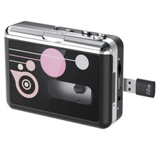 Cassette Player, Portable USB Cassette to MP3 Converter, Walkman Audio Music ...