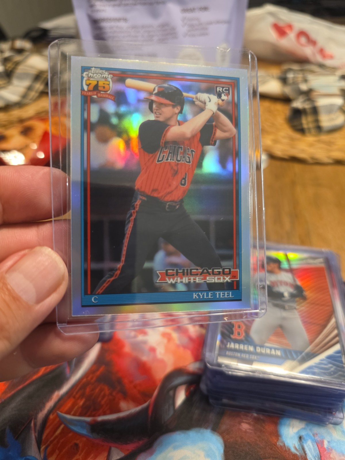 2026 Topps Chrome Kyle Teel #91CB-29 1990 Topps (RC)