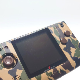 SNK Neo Geo Pocket Console Brown Camouflage w/Box Rare Tested Japan 1999