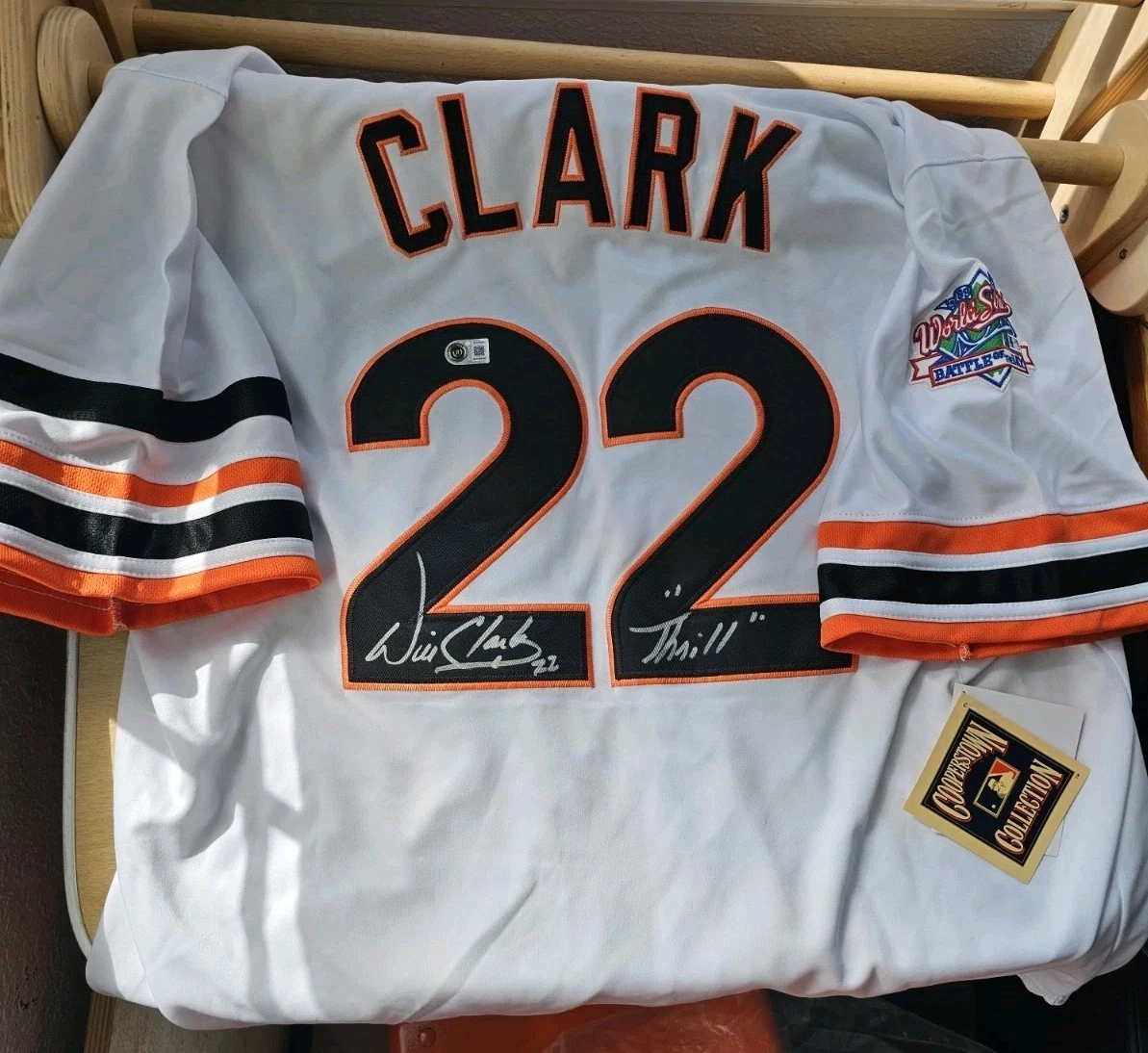 Will Clark San Francisco Giants MLB Original Autographed Items for