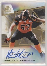 2021 SP Game Used Edition CFL Auto Gold 84/115 Hunter Steward #A-HS Auto 1g43