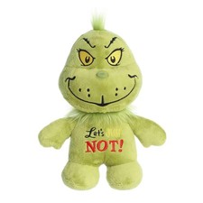 Aurora Whimsical Dr. Seuss Grinch Stuffed Animal 8.5", Officially Licensed