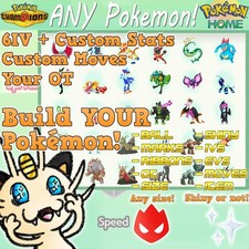 HOME TRADE Build ANY CUSTOM POKEMON CHAMPIONS   Shiny 6IV - TRADES 3PM-8PM PT