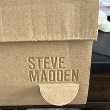 Steve Madden Occasion Bone Ankle Bootie Zip Pointed Toe Stiletto Heel 8.5M