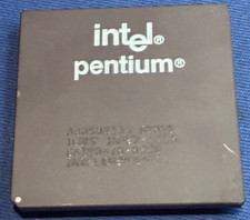 A80502133 SY022 pentium INTEL 133MHZ NOS GOLD VINTAGE COLLECTIBLE RARE