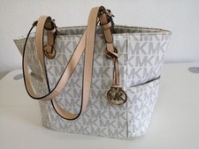 Michael Kors tote tasche vanilla/weiß