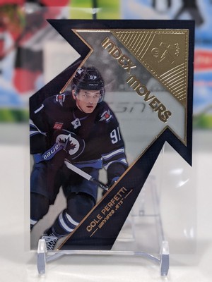 Cole Perfetti 2023-24 UD Skybox E-X 2000 Index Movers #IM-11 Winnipeg Jets   