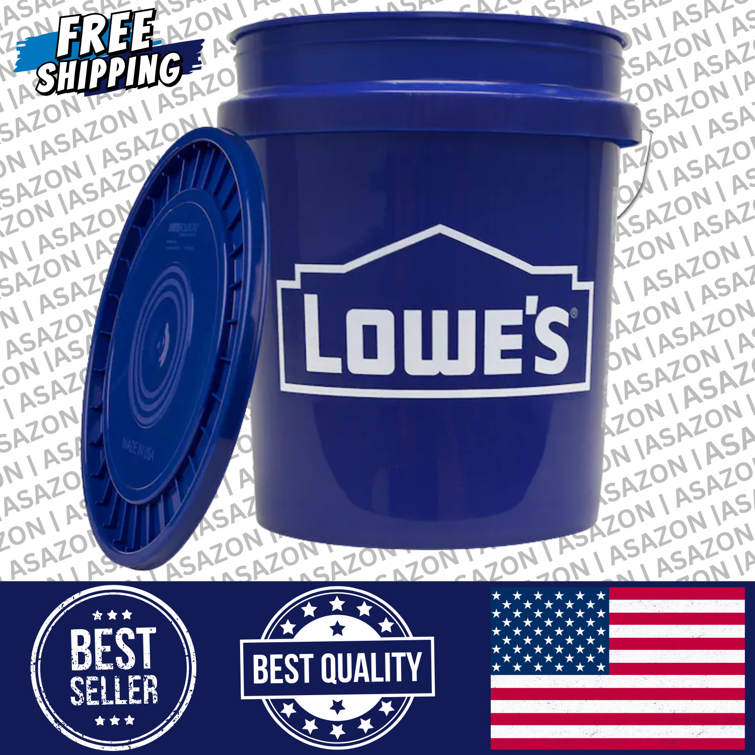United Solutions 5-Gallon Paint Bucket & Lid