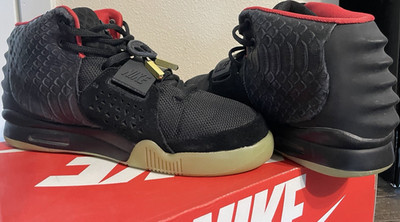 Nike Air Yeezy 2 Kanye West Solar Red Black/Black-Solar Red 508214-006