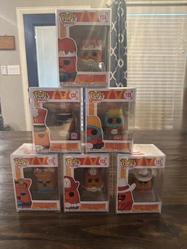 Funko Pop McDonald’s McNuggets Lot of 6 w/ Hard Protectors Ad Icons