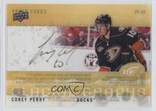 2014-15 Upper Deck Ice Glacial Graphs Gold Corey Perry #GG-PE Auto 0f8