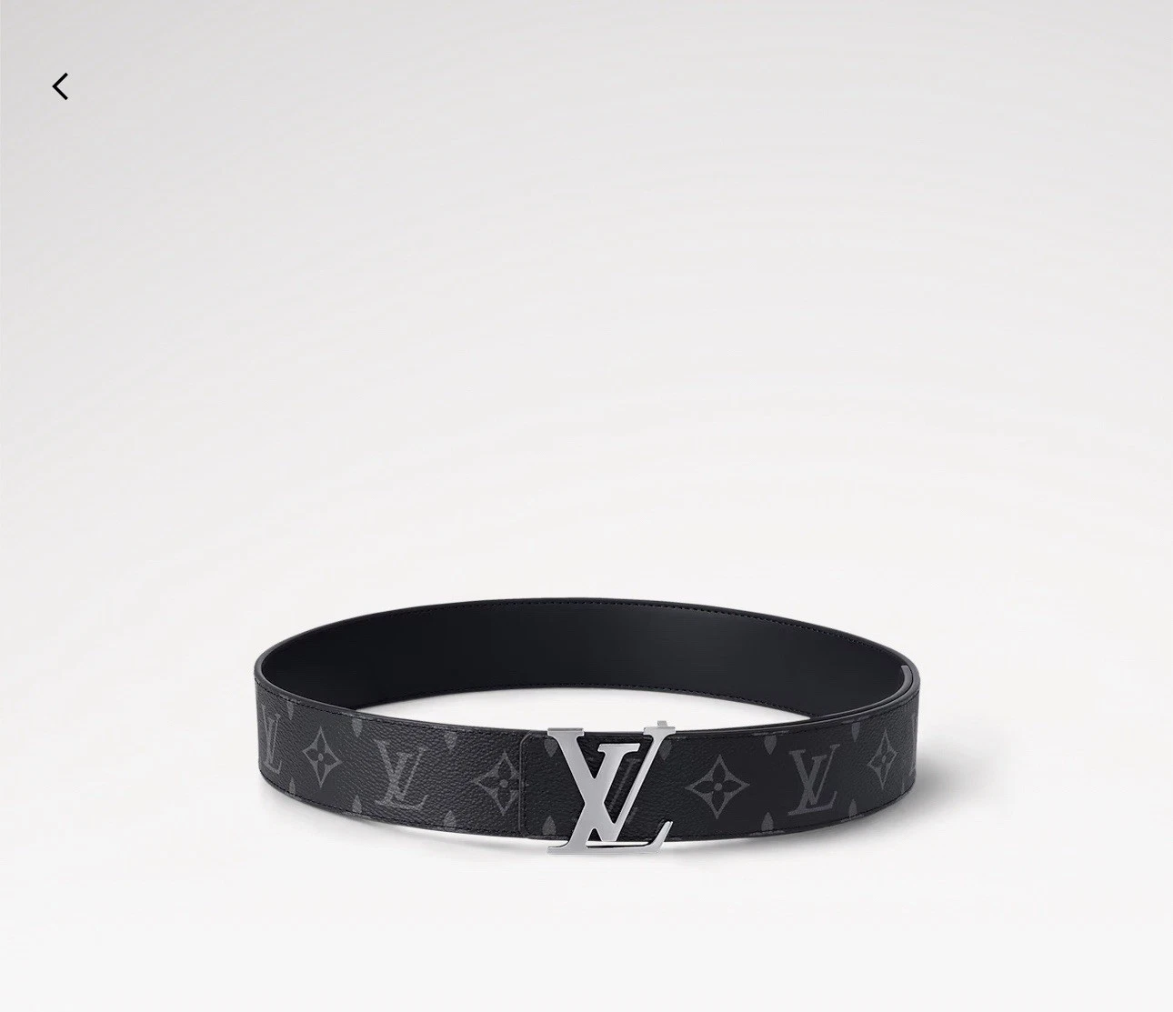 LOUIS VUITTON（LV） Cintura uomo Louis Vuitton iniziali LV 40mm reversibile