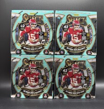 Lot of (4) 2025 Panini Select Football Factory Sealed Mega Box NEW!