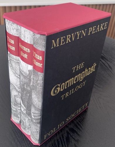 The Gormenghast Trilogy by Mervyn Peake, Folio Society 2011 hardcover set