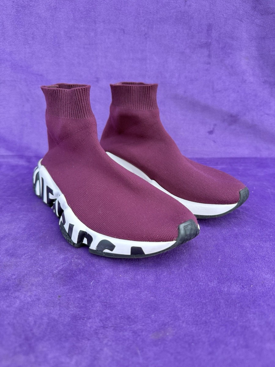 balenciaga speed trainer 25cm レディース Balenciaga Women's Speed Trainer Graffiti Purple US Size 5 | eBay