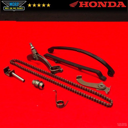 1983 HONDA ATC185S TIMING CHAIN TENSIONER DAMPER ARMS GUIDES ~ OEM 81-83