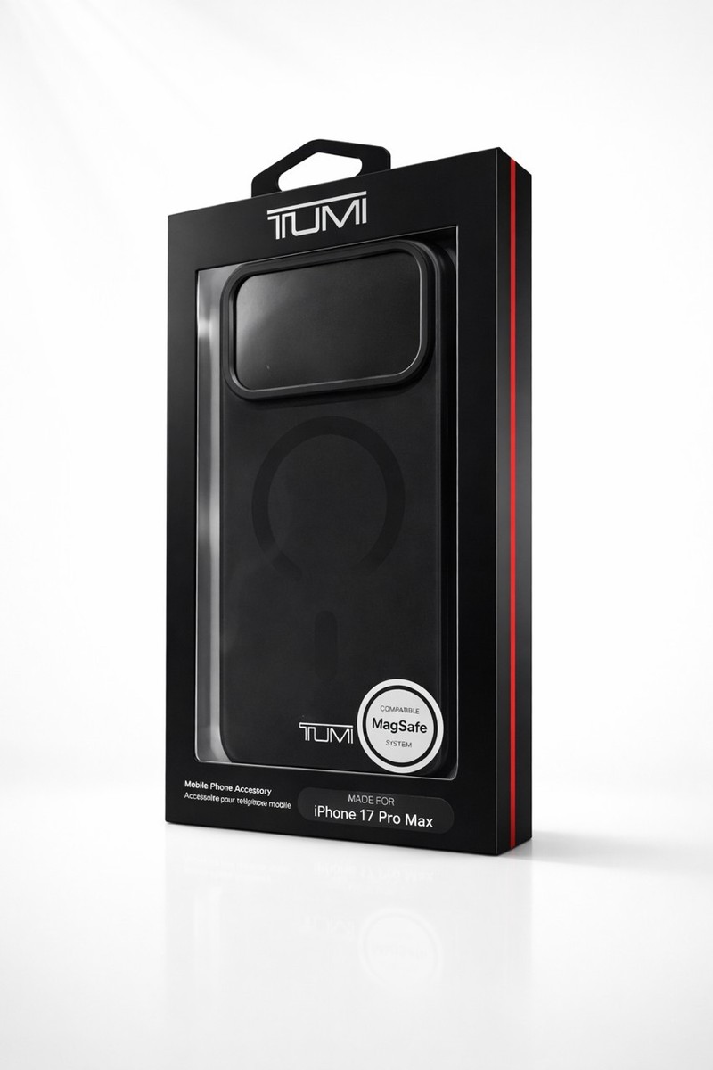 TUMI ❤️ iPhone 17 PRO silicon ❤️ LIMITED TUMI Premium MagSafe Case for iPhone 17 Pro Max Black Shockproof