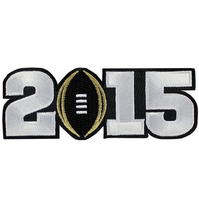 2015 College BCS Natioina Championship Game Jersey Patch Black Ohio State Oregon