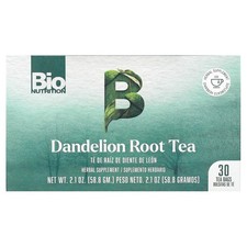Dandelion Root Tea, Caffeine Free, 30 Tea Bags, 2.1 oz 58.8 g 