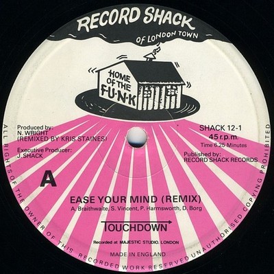 Touchdown - Ease Your Mind (Remix) (12'', RE)