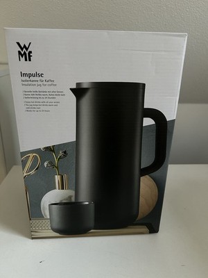 WMF Thermoskanne Isolierkanne Impulse 1,0 l schwarz, Kaffee Tee