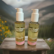 SET OF 2 NEW Victoria's Secret Coconut Milk Rose Body Oil, 4.3 OZ