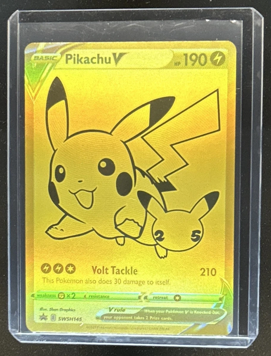 Pikachu V SWSH145 SWSH: Sword & Shield Promo Cards for sale | eBay
