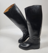 Aigle Coupe Saumur Womens Long Equestrian Rubber Riding Boots - Size 4 UK