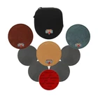 3x MM Strike Premium Bowling Shammy Pads+ 5x MIRKA Abralon Sanding Discs + Case