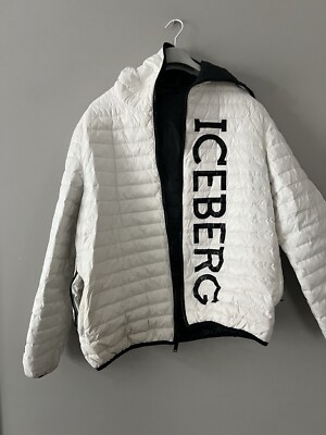 ICEBERG HOODED DOWN JACKET Size 56 (XXXL)  Reversible