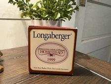 Longaberger 1999 Homestead Tie-on #37541 "NEW in BOX"