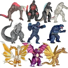 TwCare Exclusive Brand New Set of 10 Godzilla vs Kong Toys Action Figures