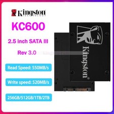 Image of Kingston 2.5" SSD KC600 256GB 512GB 1TB 2T SATA 3 Solid State Drive SKC600MS lot