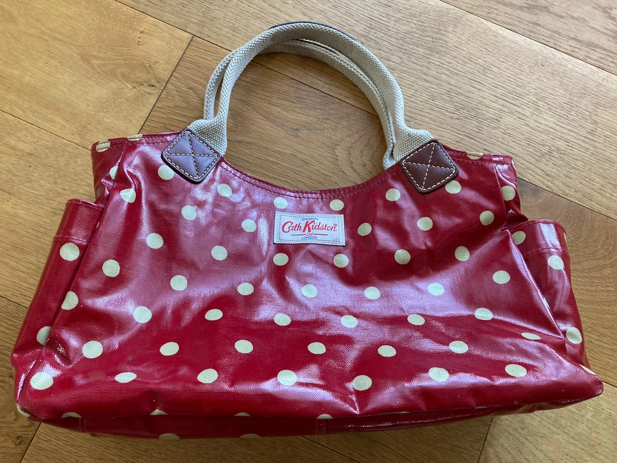 Cath Kidston Ladies medium size tote handbag Red Used
