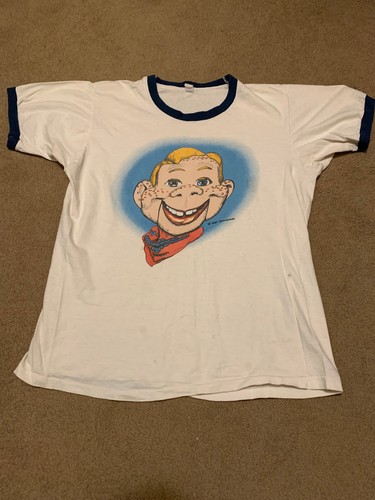 Vintage Howdy Doody Tee-Shirt size L NBC Enterprise 1960's