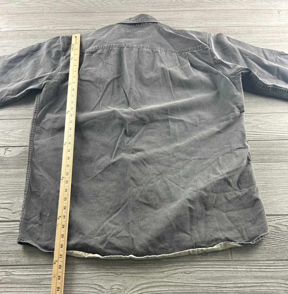 Red Head Brand Company Gray Denim Long Sleeve 100% Cotton Men’s Size XL Tall VTG - Image 4 of 4