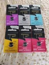 Lavazza Variety Pack Aluminum Espresso Capsules Compatible with Nespresso...