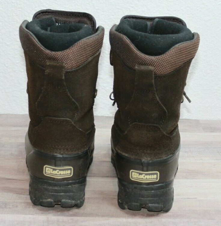 Lacrosse Cap Winter Mens Duck Boots Thinsulate Brown Leather  display picture 3