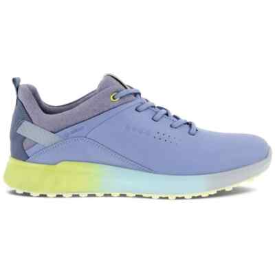 NEW ECCO WOMEN GOLF S-THREE GORE TEX Spikeless Shoes, EU 37 US 6/6.5, MISTY BLUE