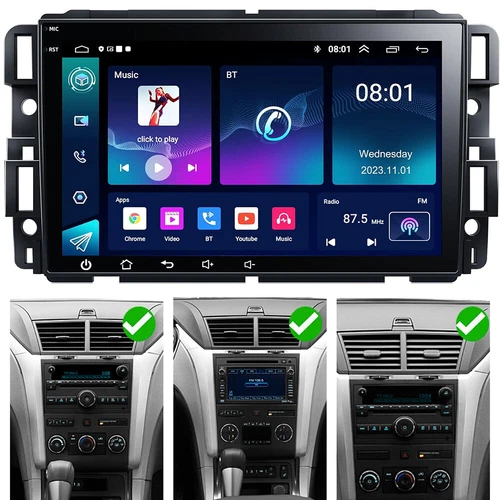 4+64G For Chevrolet Traverse 2009-2014 Android15 Carplay Car Stereo Radio GPS 8" - Picture 3 of 19