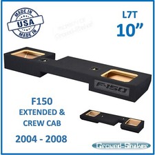 Ford F-150 Crew Cab Truck 2004-2008 10" Dual L7T Sub Box Enclosure