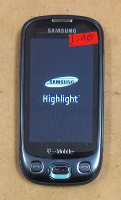 Samsung Highlight SGH-T749 - Ice / Blue ( T-Mobile ) Rare Cellular Phone - READ