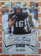 🔥🔥🔥 2021 Leaf Draft Autographs Tre Nixon New England Patriots 🔥🔥🔥